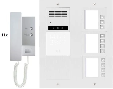 Klassische Gegensprechanlage 1-16 Familienhaus 2 Draht Bus Türöffner Klingelanlage Sprechanlage RFID